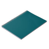 Carnet vert foncé Turquoise (Côté gauche)