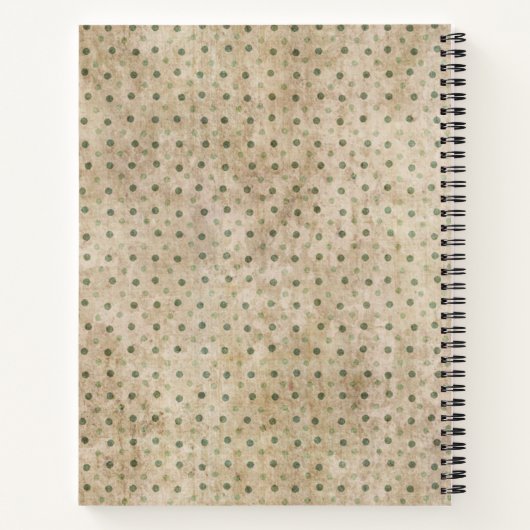 Carnet Vert généalogie (Dos)