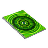 Carnet Vert géométrique Mandala-25436 (Côté Droit)