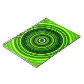 Carnet Vert géométrique Mandala-25436 (Côté gauche)