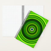 Carnet Vert géométrique Mandala-25436 (À l'intérieur)