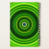 Carnet Vert géométrique Mandala-25436 (Verso)