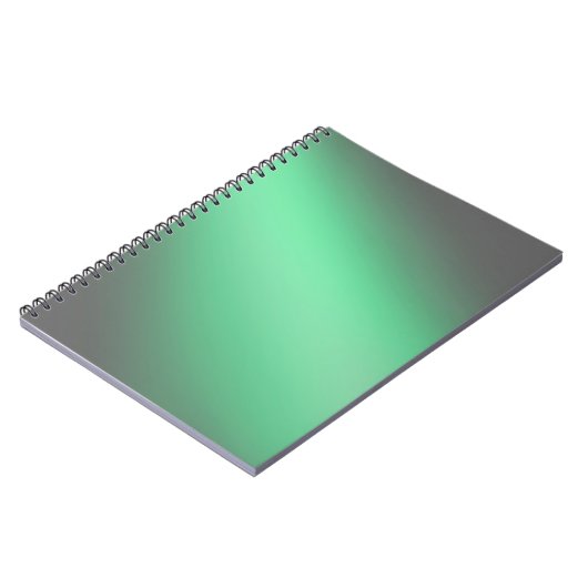 Carnet Vert gris clair de lune ombre (Côté gauche)