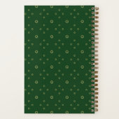Carnet Vert Kelly | Soleil Zinnia Doré (Verso)