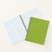 Carnet Vert lime modéré (couleur unie) jaune-vert (Intérieur)