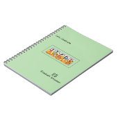 Carnet Vert mignon, Art Africain, Danse Bref (Côté gauche)