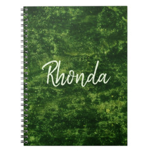 Carnet Vert moderne et tendance
