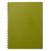 Carnet Vert olive classique (Devant)