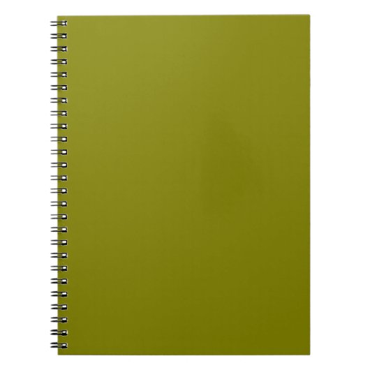 Carnet Vert olive classique (Devant)