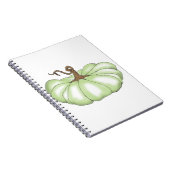 Carnet vert plat citrouille (Côté Droit)