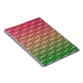 Carnet Vert rose gradient (Côté Droit)