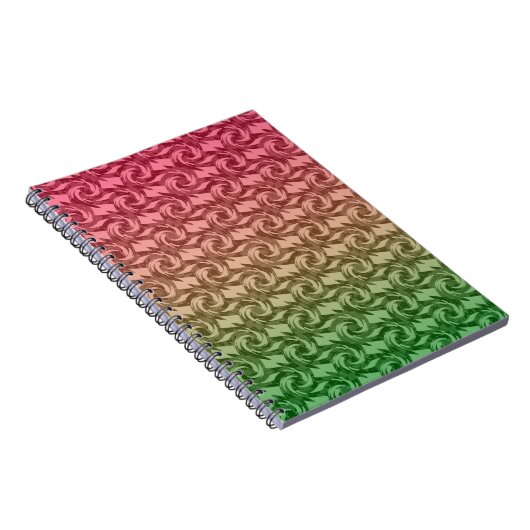 Carnet Vert rose gradient (Côté Droit)