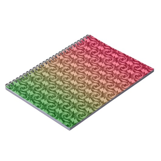 Carnet Vert rose gradient (Côté gauche)