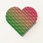 Carnet Vert rose gradient (Dos)