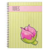 Carnet vert Rosebud Joy (Devant)