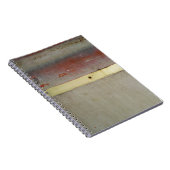 Carnet Vert, Rouge, Bleu et Jaune rouillé (Côté Droit)