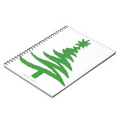 Carnet Vert sapin de Noël (Côté gauche)