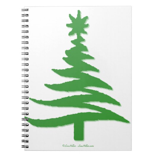 Carnet Vert sapin de Noël (Devant)