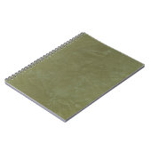 Carnet Vert Uni (Côté gauche)