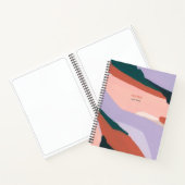 Carnet Vert violet orange | Art Abstrait moderne (Intérieur)