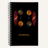 Carnet Vertical Moon Phases – Celestial Calm (Recto)