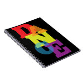 Carnet Verticale de danse d'arc-en-ciel (Côté Droit)
