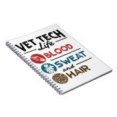 Carnet Vet Tech Vie Sanguine et cheveux (Côté Droit)