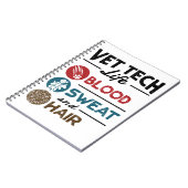 Carnet Vet Tech Vie Sanguine et cheveux (Côté gauche)