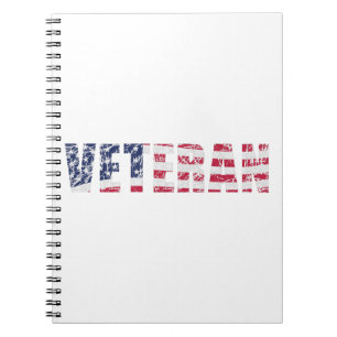 Carnet Vétéran Avec Drapeau Usa-Usa-Vétéran-Amérique