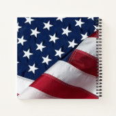 Carnet Vétéran Memorial US Flag Funeral GuestBook (Dos)
