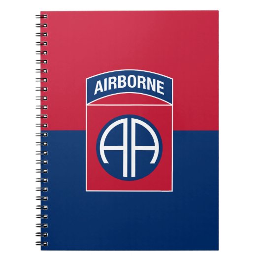 Carnet Vétéran militaire du drapeau de la 82e division aé (Devant)