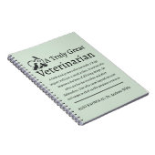 Carnet Vétérinaire Vétérinaire (Côté Droit)