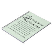 Carnet Vétérinaire Vétérinaire (Côté gauche)