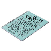 Carnet Vêtu de la force et de la dignité (Côté gauche)