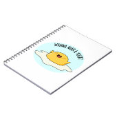 Carnet Veux entendre une blague de jaune d'oeuf drôle Pun (Côté gauche)
