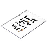 Carnet Veux-tu m'épouser (Côté gauche)