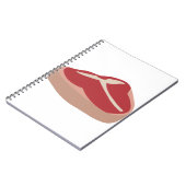 Carnet Viande Steak cru Protéine fraîche Porc Chop Beefst (Côté gauche)