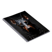 Carnet Vibe en acier Doberman Silhouette verticale (Côté Droit)