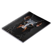 Carnet Vibe en acier Doberman Silhouette verticale (Côté gauche)