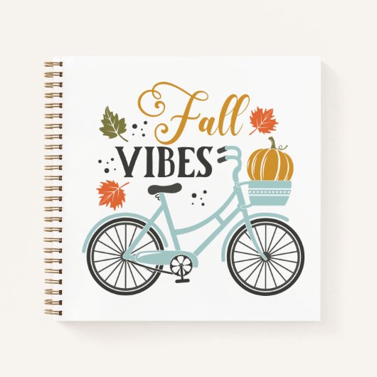 Carnet Vibes Automatiques À Vélo (Devant)