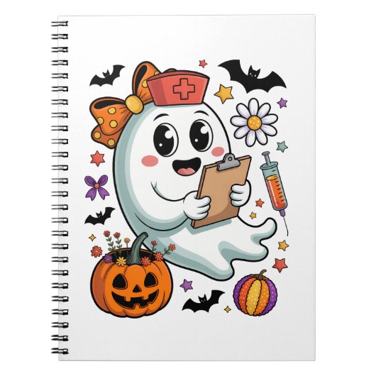 Carnet Vibes Automne Infirmière fantôme Automne (Devant)