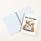 Carnet Vibes Corgis en Amour (Intérieur)