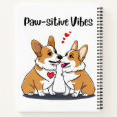 Carnet Vibes Corgis en Amour (Dos)