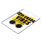 Carnet Vibes De 12E Année Chemise Retour À L'École Premie (Côté gauche)