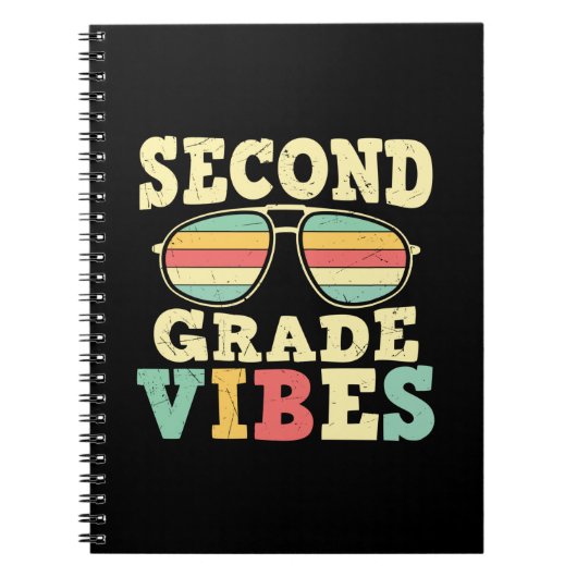 Carnet Vibes de 2e année pour enseignant de 2e année (Devant)
