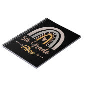 Carnet Vibes de 5e année Arc en ciel Cinquième année Reto (Côté gauche)