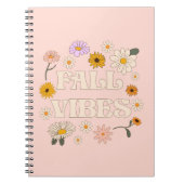 Carnet Vibes de automne roses (Devant)