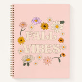 Carnet Vibes de automne roses (Devant)