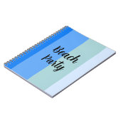 Carnet Vibes De Plage, Bleues (Côté gauche)