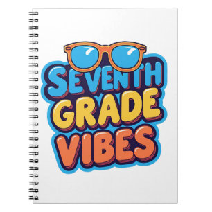 Carnet Vibes de septième année Lunettes de soleil rétro